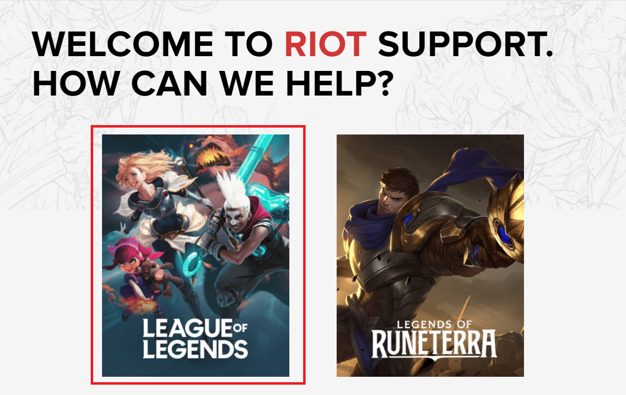 اختر مربع LEAGUE OF LEGENDS | كيفية حذف حساب Riot الخاص بك