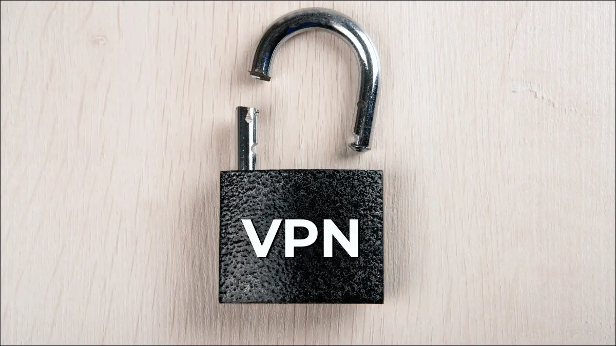 Un blocco VPN rotto.