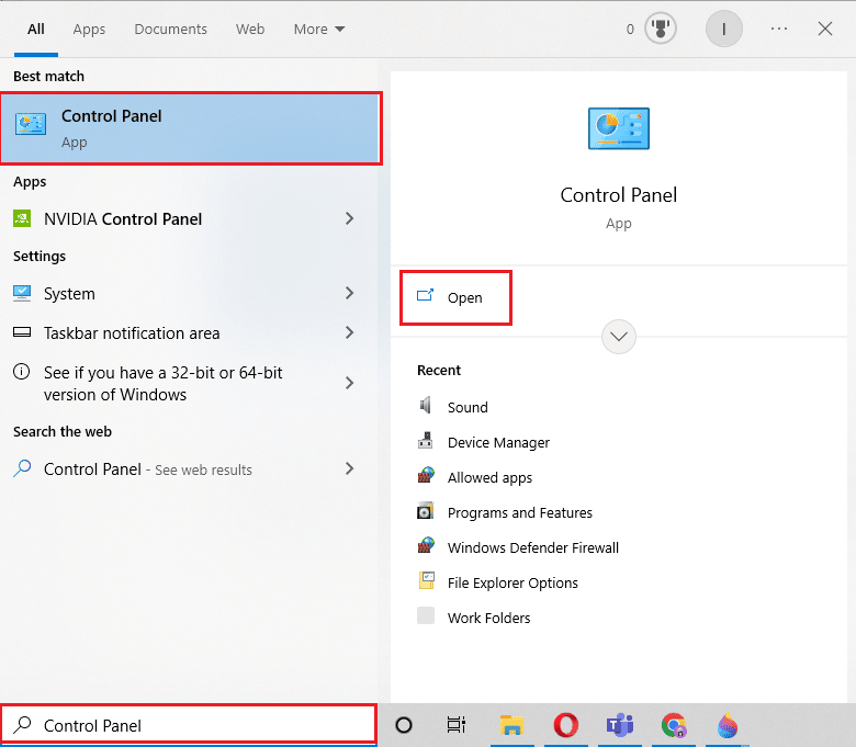 Ouvrez le Panneau de configuration. Comment jouer aux frettes en feu dans Windows 10