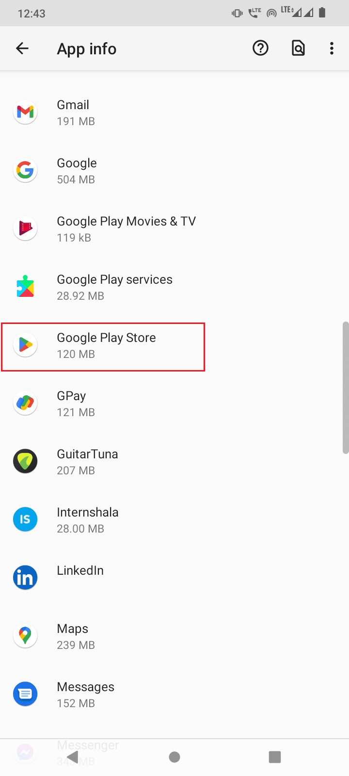 google playstore'a dokunun