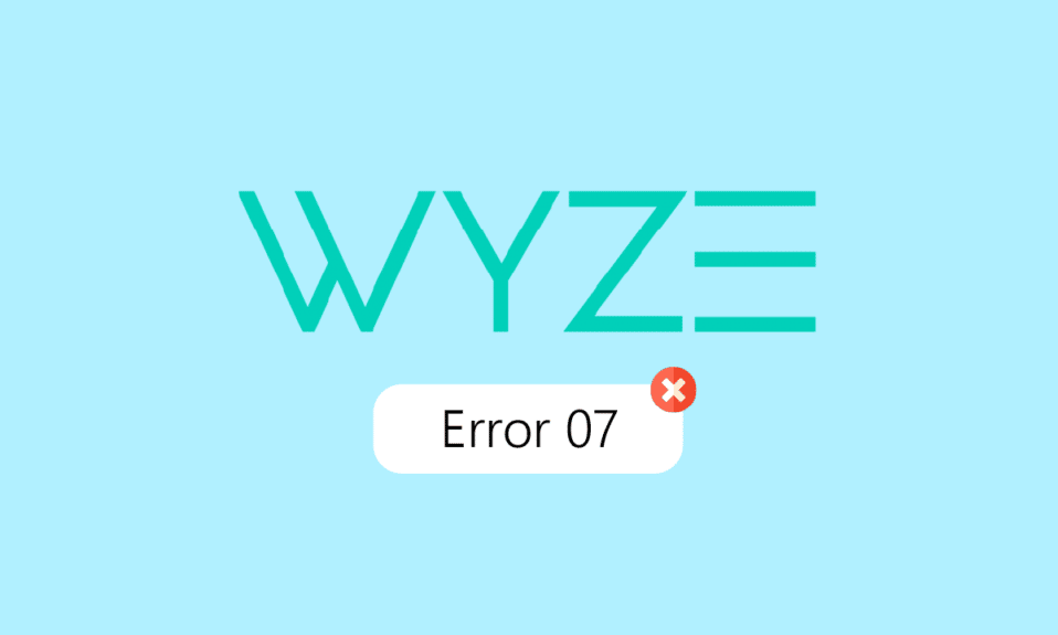 Solucionar el error 07 de Wyze en Android