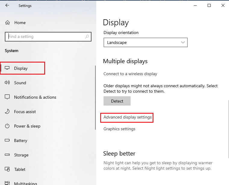 Configuración avanzada de pantalla. Corrección que actualmente no usa la pantalla adjunta al problema de escritorio NVIDIA GPU