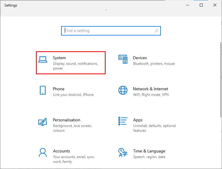 Configuración del sistema abierto