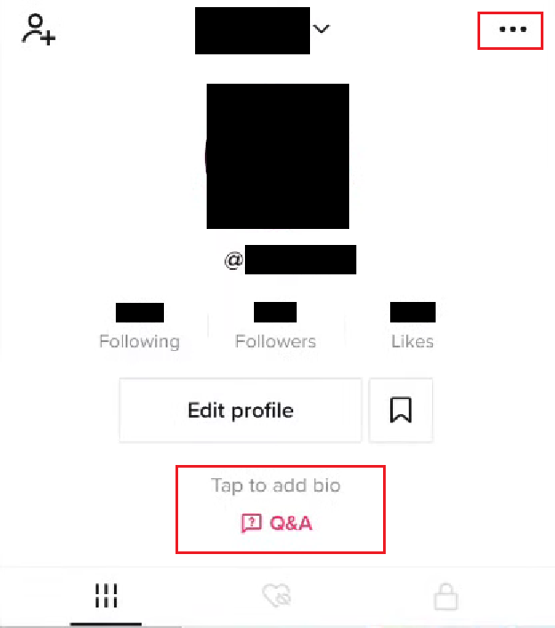 Ketuk ikon profil - T&J | Di Mana Anda Menemukan Bio di TikTok?