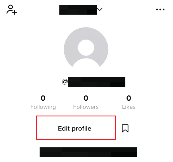 ketuk pada Edit profil