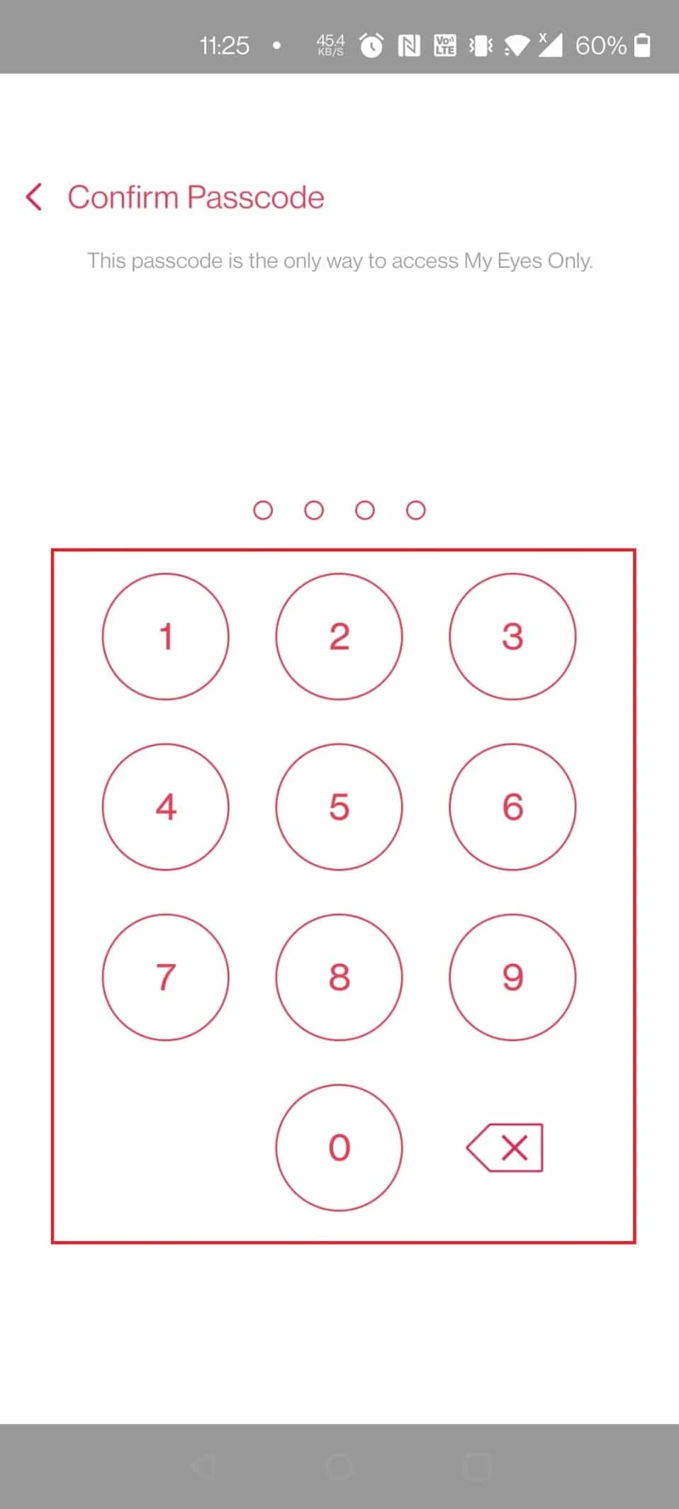 Bestätigen Sie den Passcode, um den Vorgang abzuschließen. So finden Sie versteckte Dinge auf dem iPhone