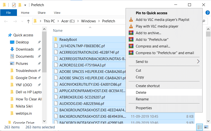 eliminar archivos en la carpeta de captación previa. Cómo aumentar la memoria RAM en Windows 7 y 10