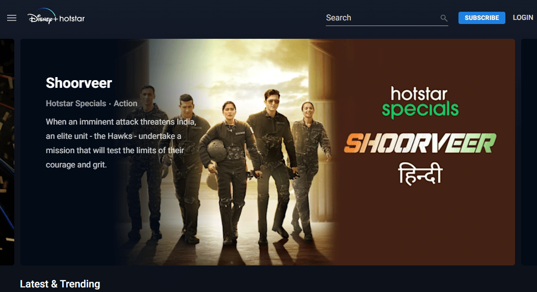 Hotstar. Melhores alternativas ao SolarMovie