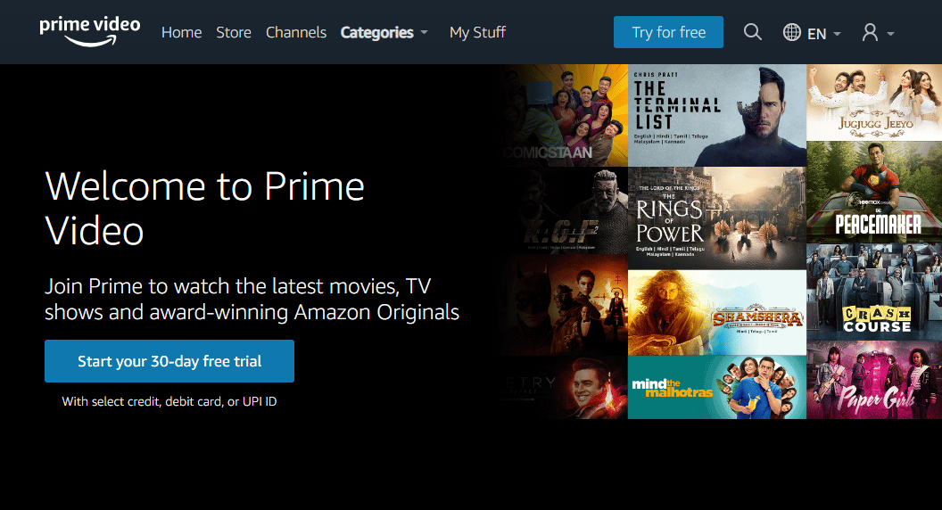 Amazon Prime Video. Cele mai bune alternative SolarMovie