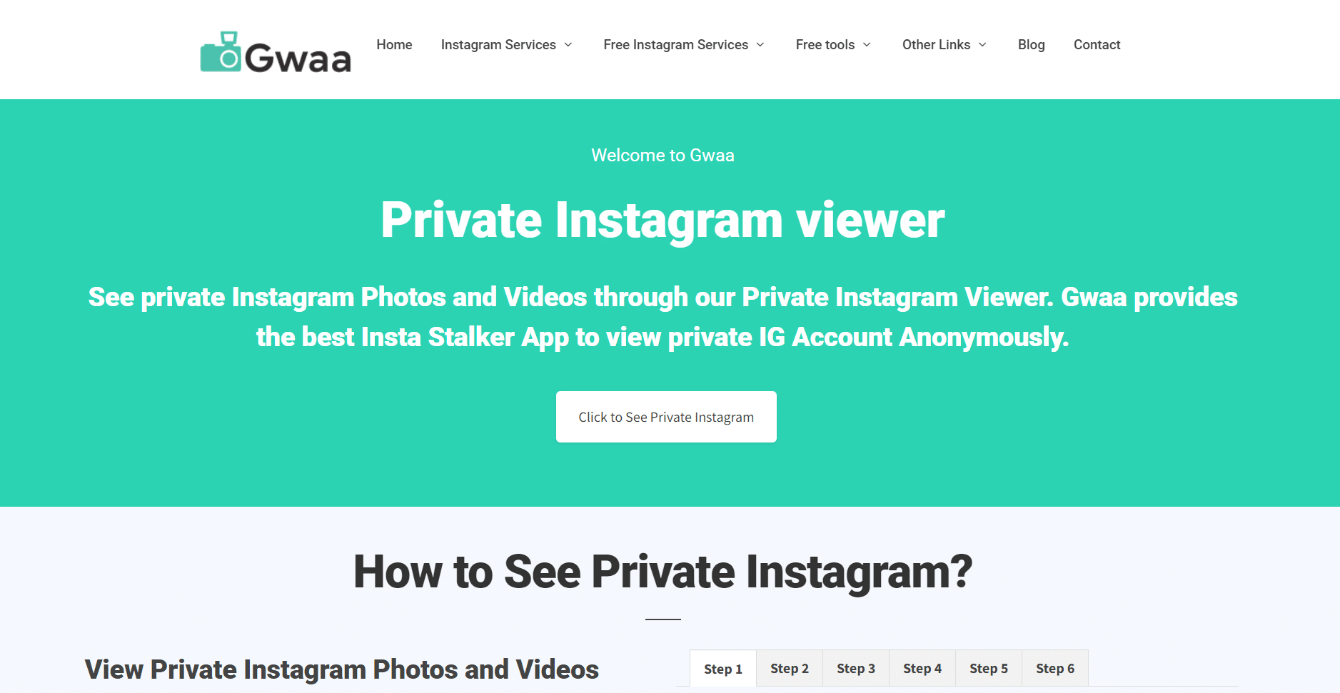 Gwa | perseguita il tuo Instagram privato