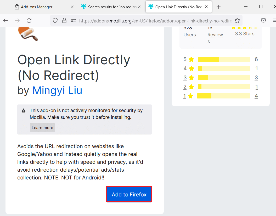 faceți clic pe Adăugați la Firefox. Ce este Browser Address Error Redirector?