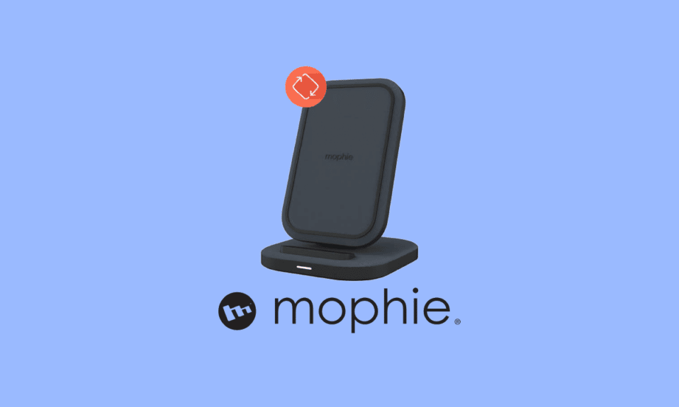 Mophie 무선 충전기를 재설정하는 방법