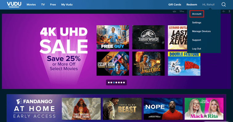 Vudu の支払い方法を更新するには? 8