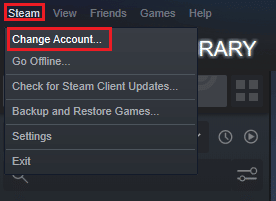 Steam Konto wechseln