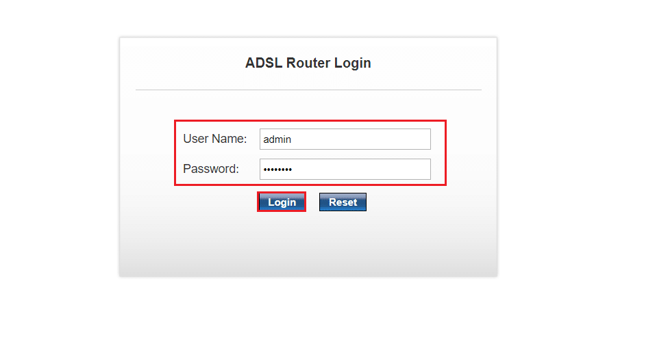 login kredensial Anda di login router adsl prolink. Perbaiki Kesalahan Xbox Live 8015190e