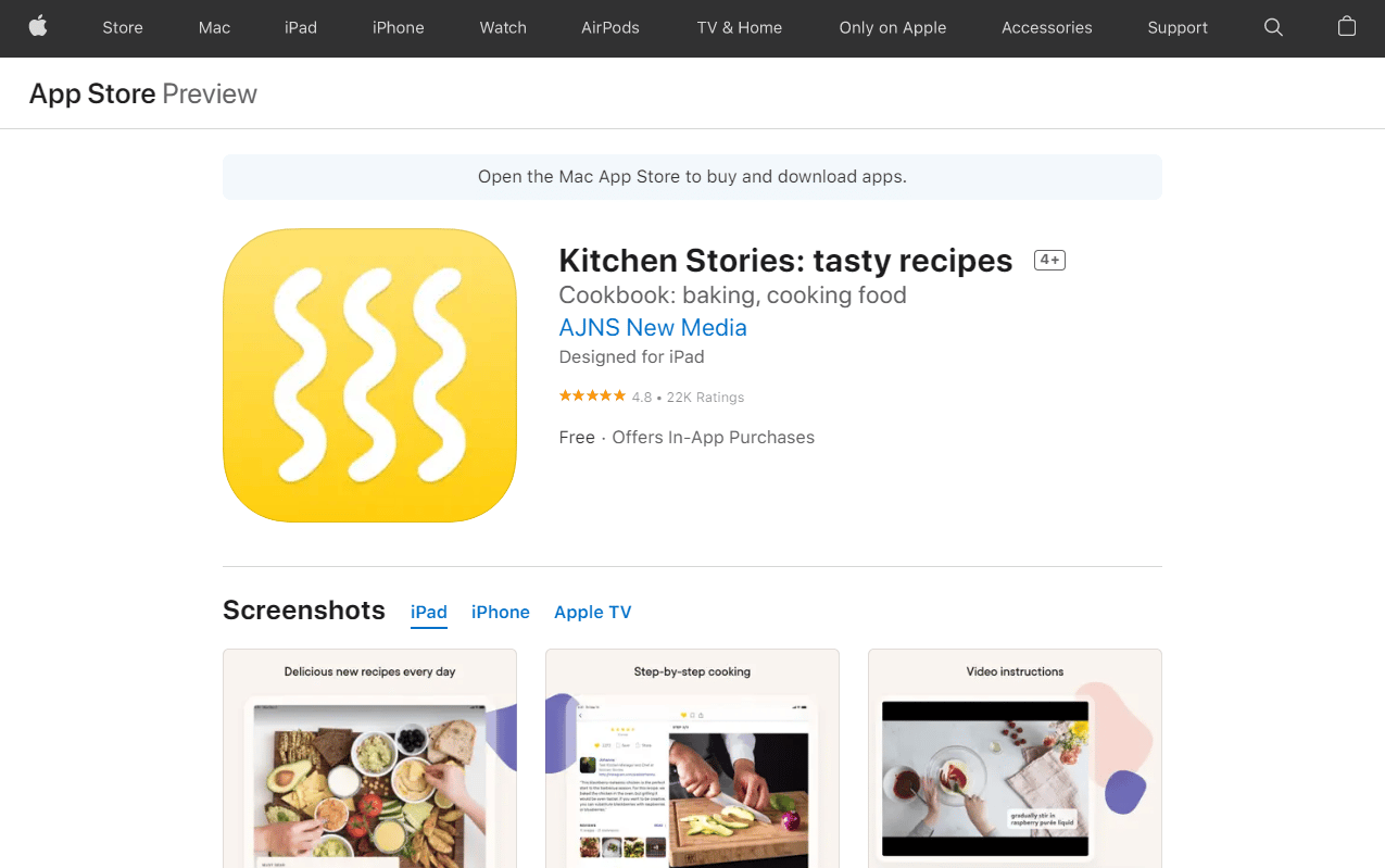 Storie di cucina ricette gustose. Le 50 migliori app gratuite per iPhone