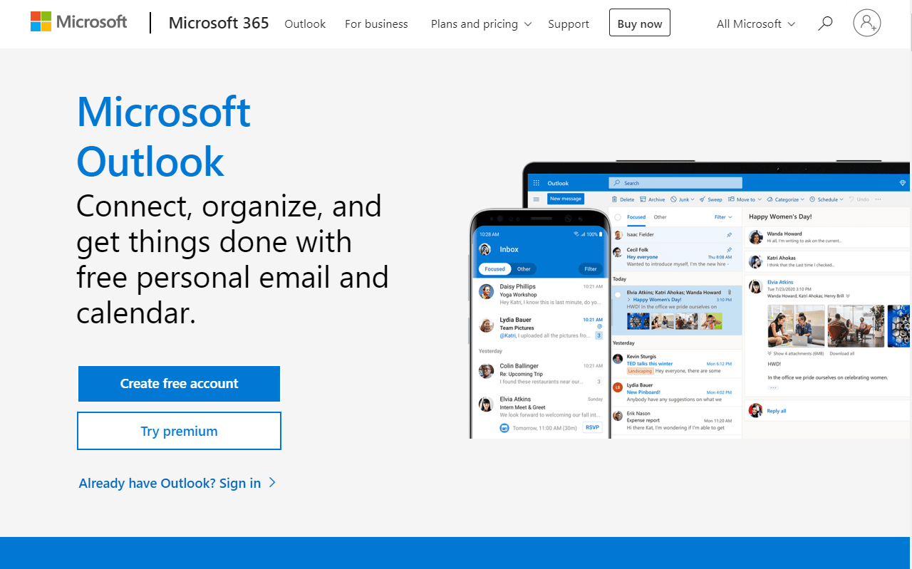 Microsoft Outlook. Las 50 mejores aplicaciones gratuitas para iPhone