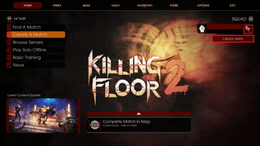 Erstellen Sie Party Killing Floor 2