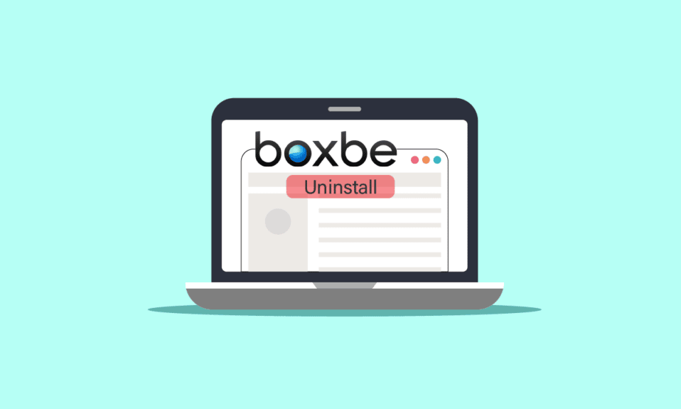 Como desinstalar o Boxbe