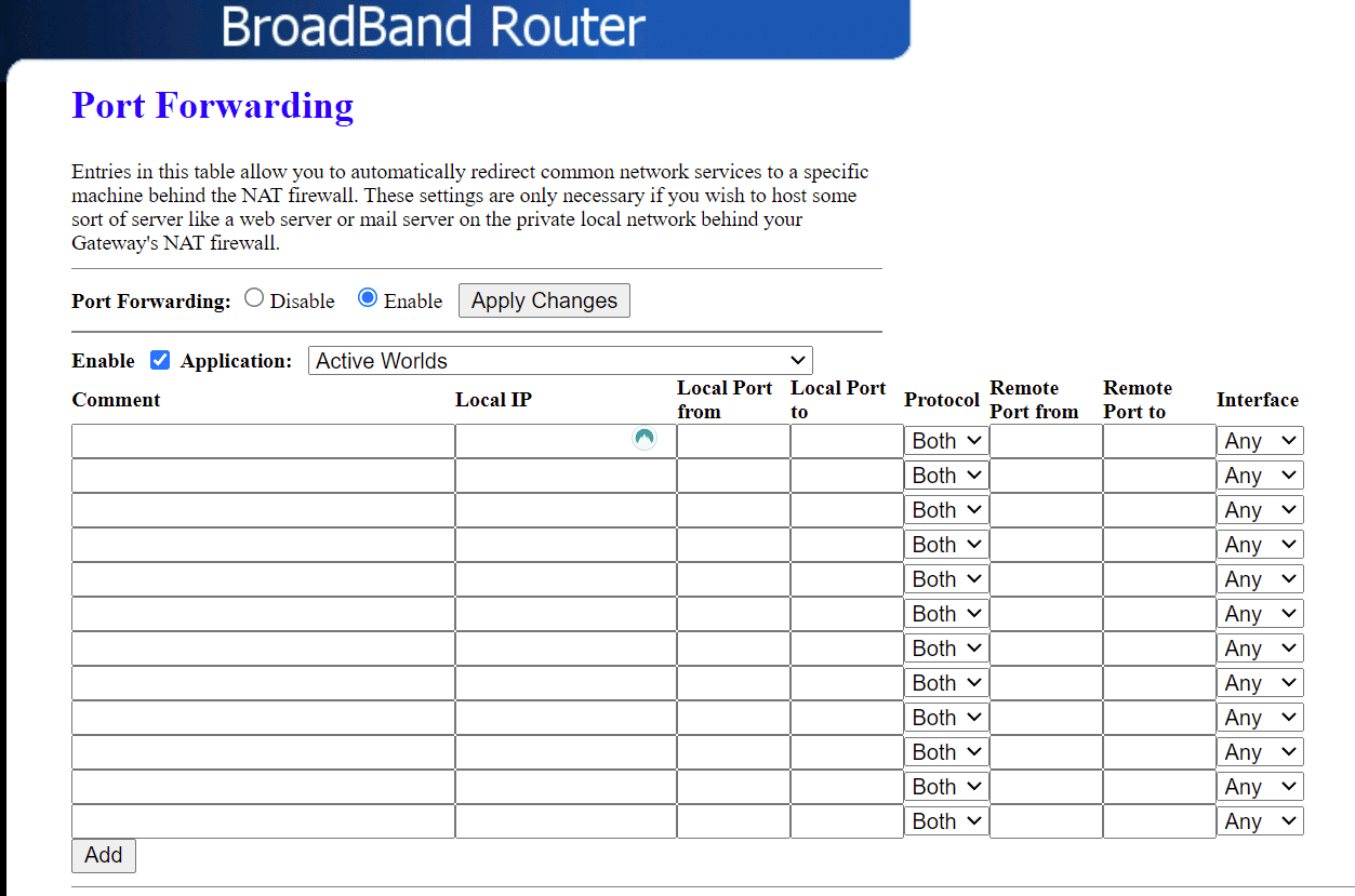 Router de redirecționare porturi