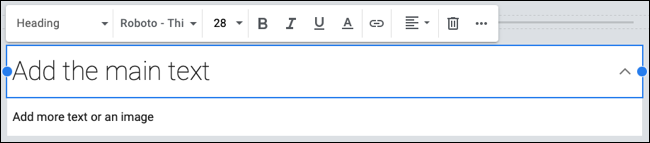 折りたたみ可能なグループ フォントの書式を設定する