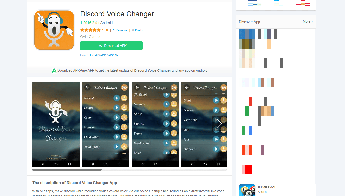 Discord-Voice-Change-Drittanbieter-App-Apkpure-Seite