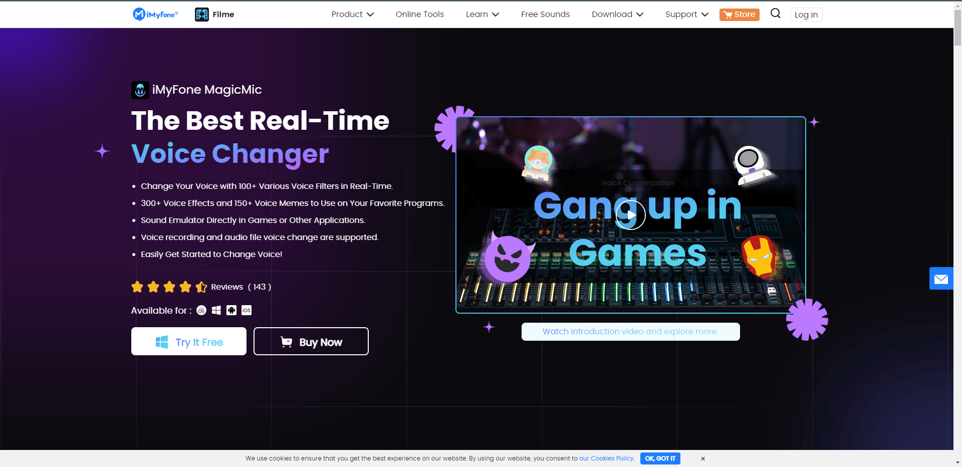 iMyFone MagicMic resmi web sitesi