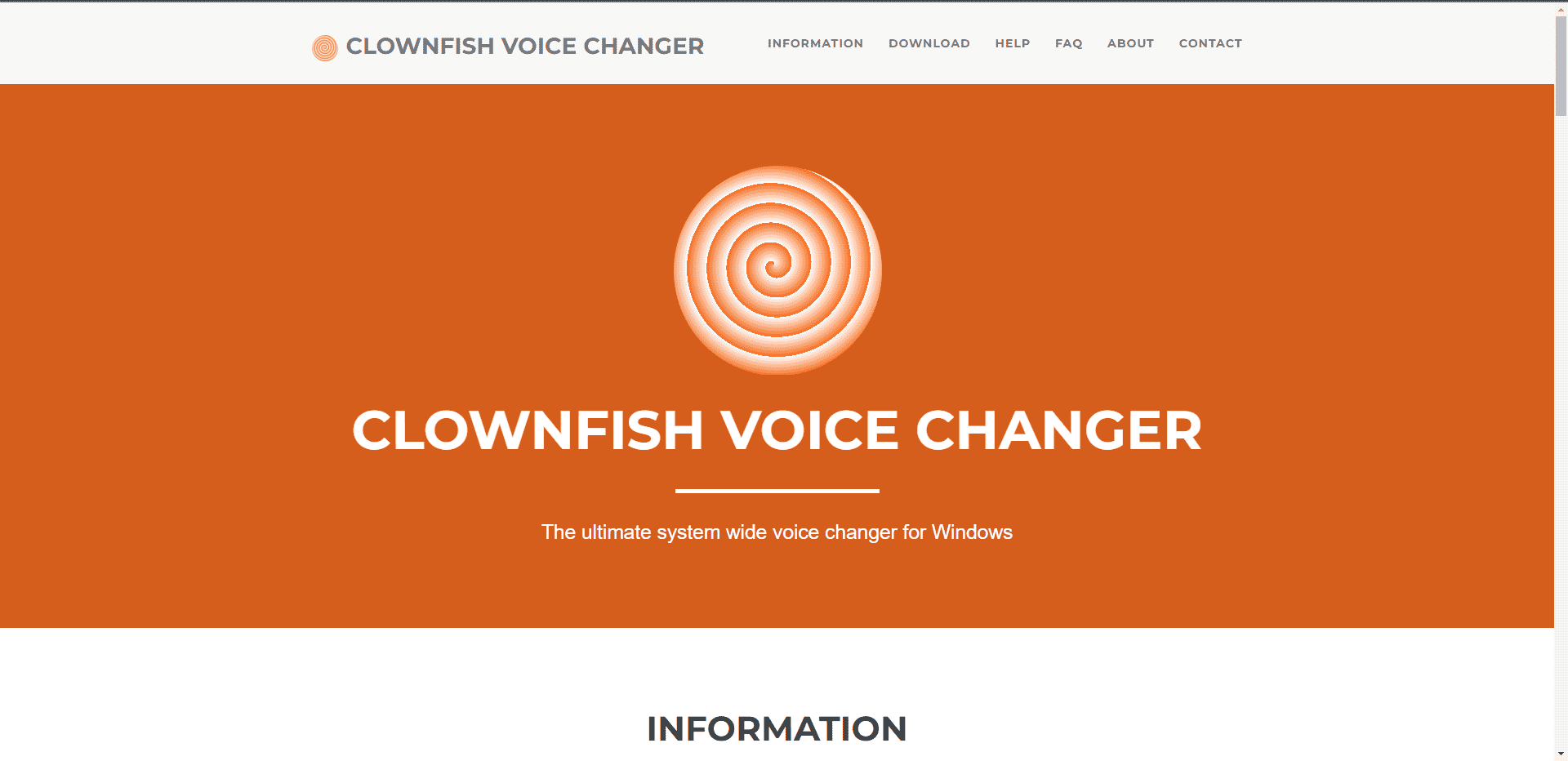 Offizielle Clownfish-Website