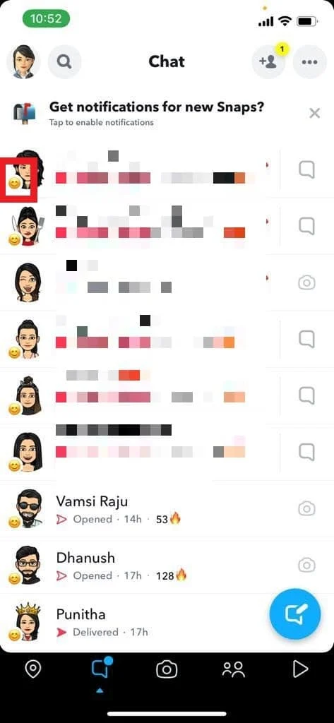 emojis de contactos