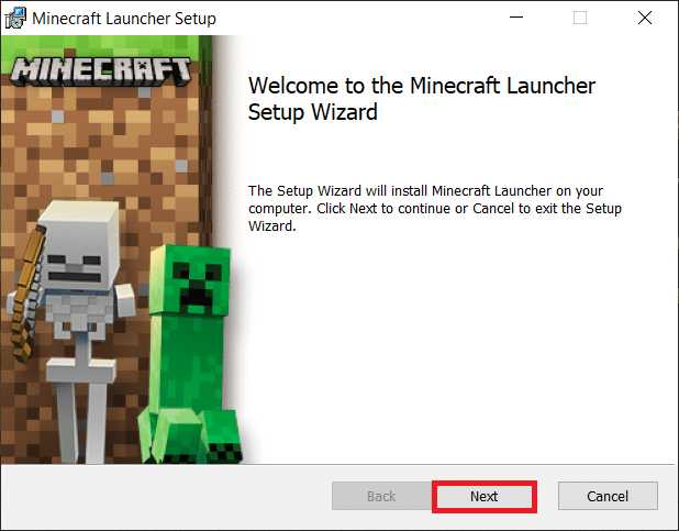 Fare clic su Avanti nella finestra di installazione di Microsoft Launcher