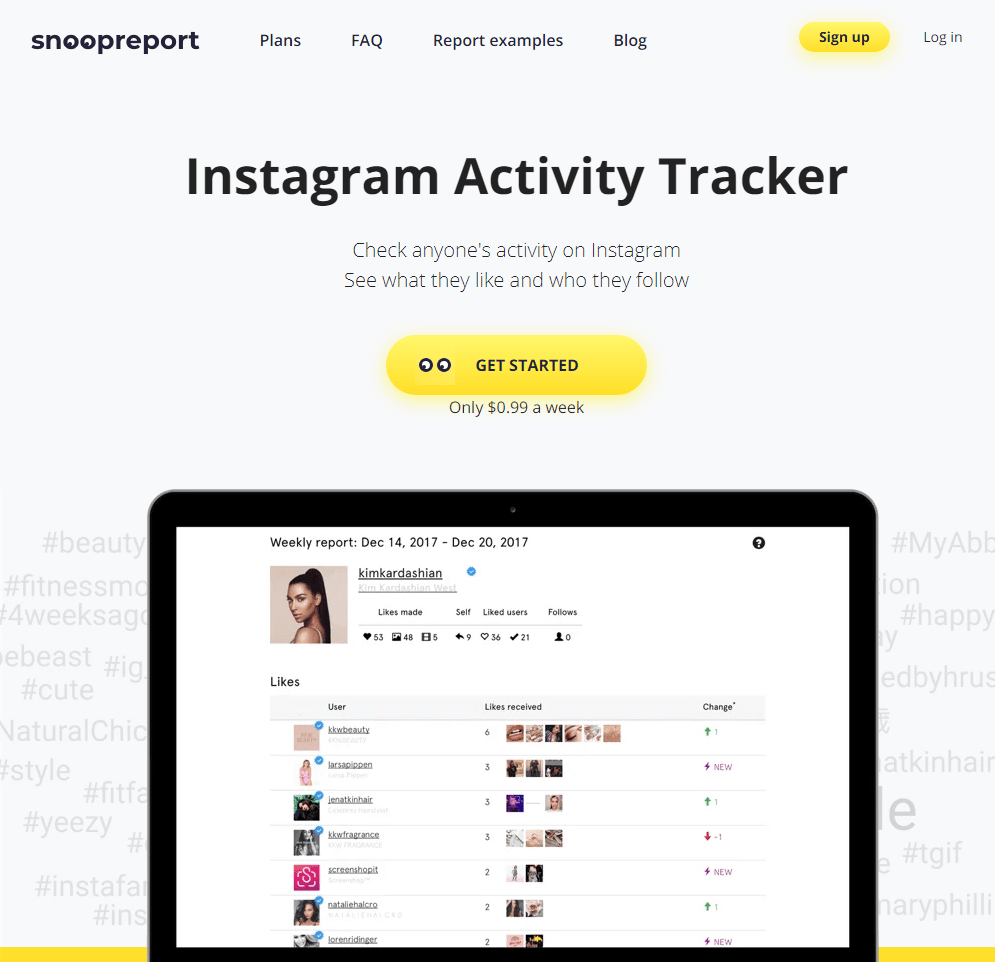 Site-ul Snoopreport | vezi aprecierile și comentariile cuiva pe Instagram