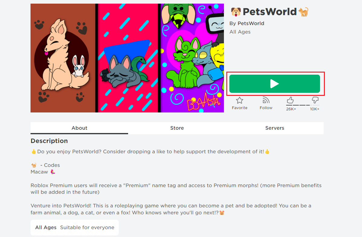 jouer au jeu petsworld