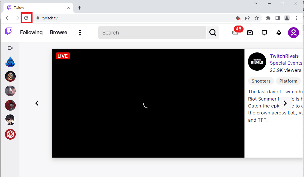 Segarkan Halaman Web. Perbaikan Mudah untuk Masalah Twitch Lagging