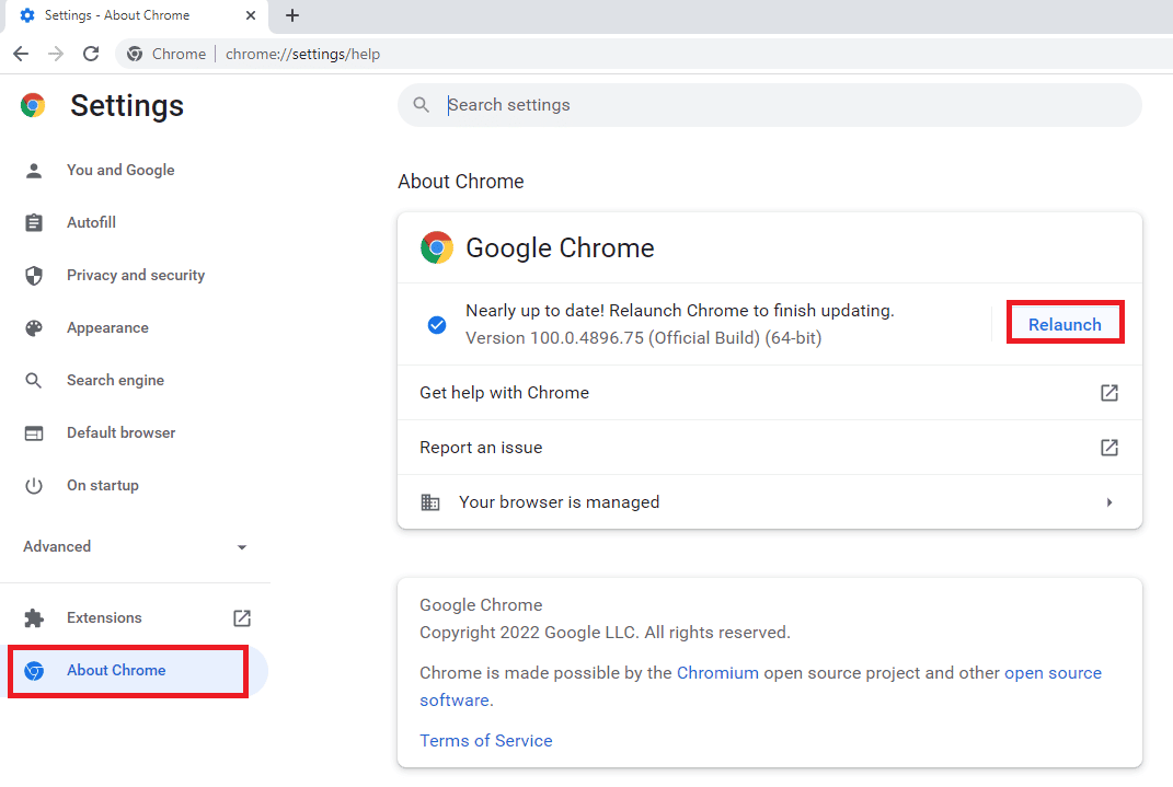 Chrome 업데이트