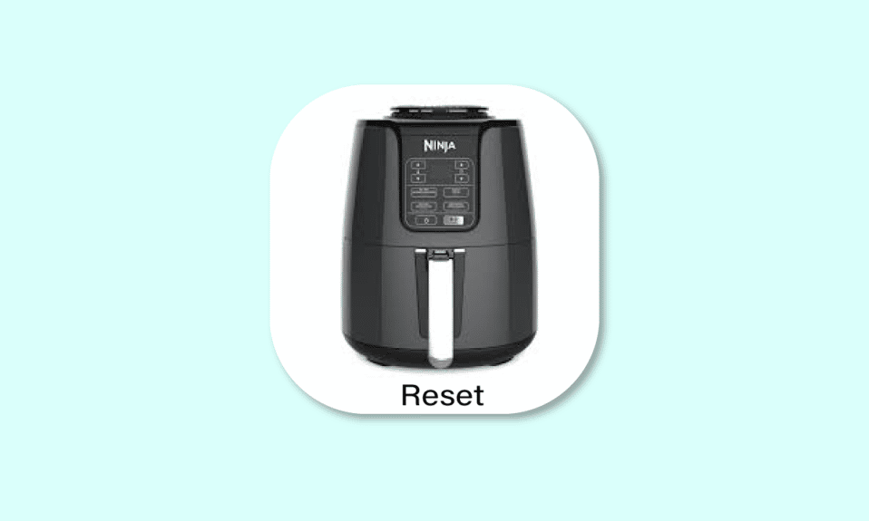 A Ninja Air Fryer tem um botão de reset?