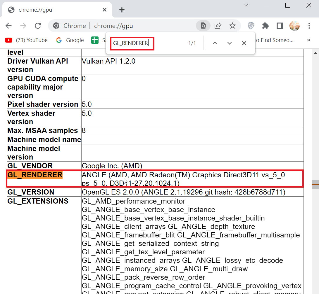 cari gl renderer di fungsi find. Cara Menggunakan GPU Khusus Alih-alih Terintegrasi