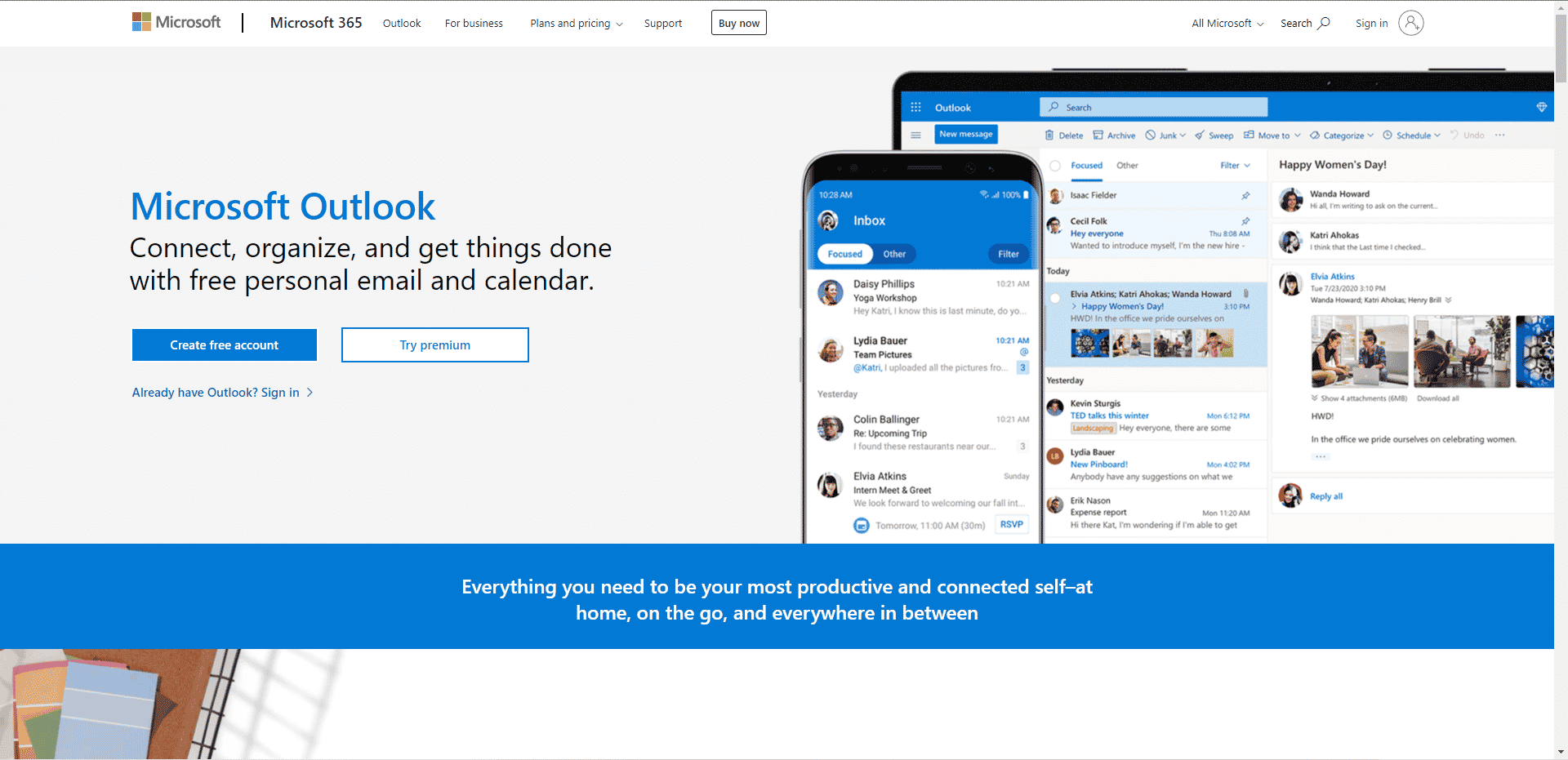 Sito ufficiale di Outlook. Le migliori alternative gratuite a Gmail