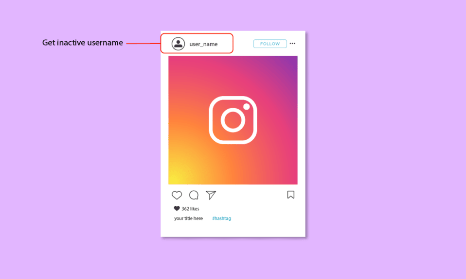 So erhalten Sie einen inaktiven Instagram-Benutzernamen