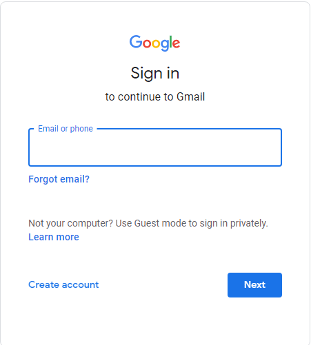 تسجيل الدخول إلى حساب Gmail الخاص بك | كيف تحذف حساب Netflix الخاص بك نهائيًا