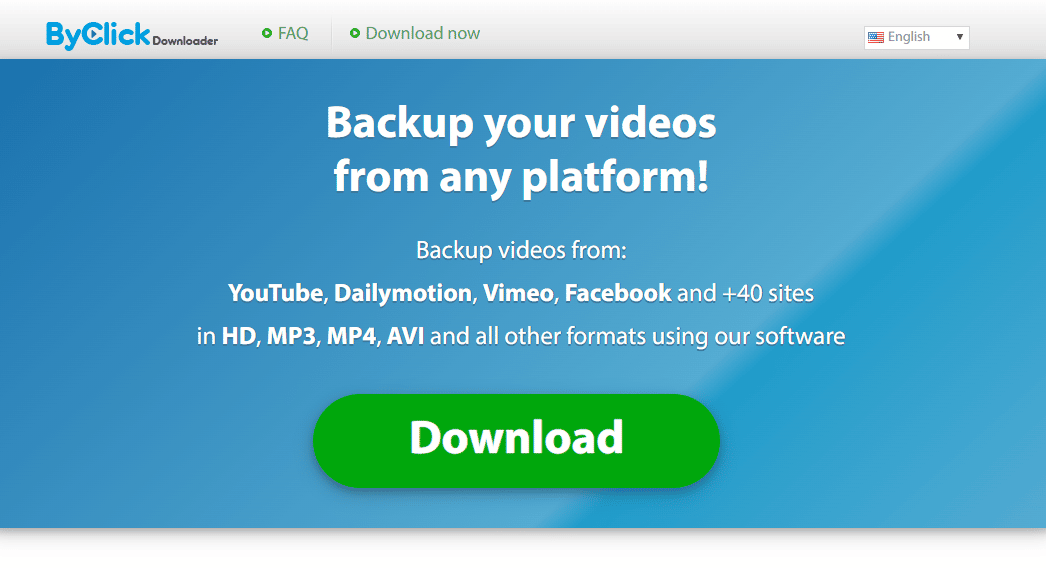 Făcând clic pe Downloader