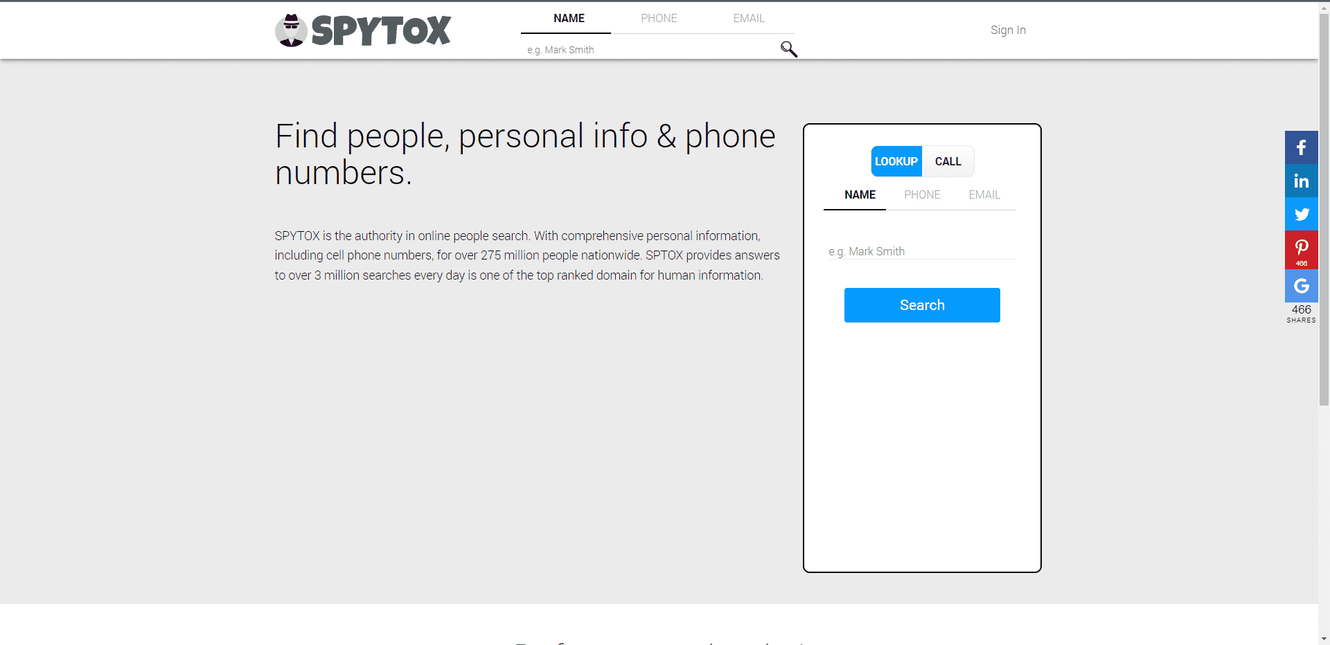 Site-ul oficial SPYTOX. 57 de alternative gratuite BeenVerified