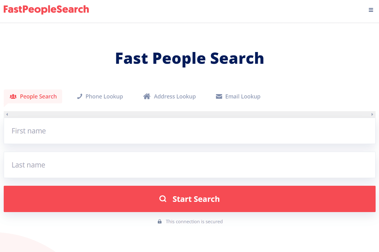 FastPeopleSearch。 57 最高の無料で検証済みの代替案