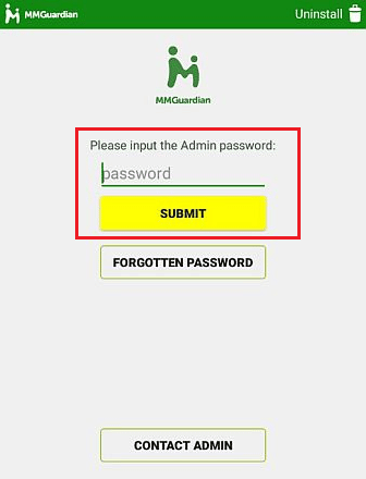 Apri l'app MMGuardian utilizzando la password amministratore o genitore | Come disabilitare MMGuardian senza che i genitori lo sappiano | nascondere l'app MMGuardian