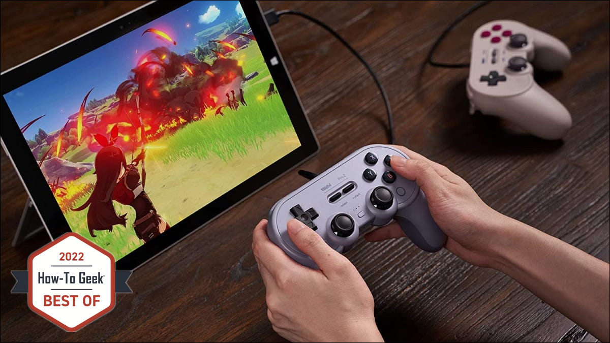 8BitDo Pro 2 este folosit pe tabletă