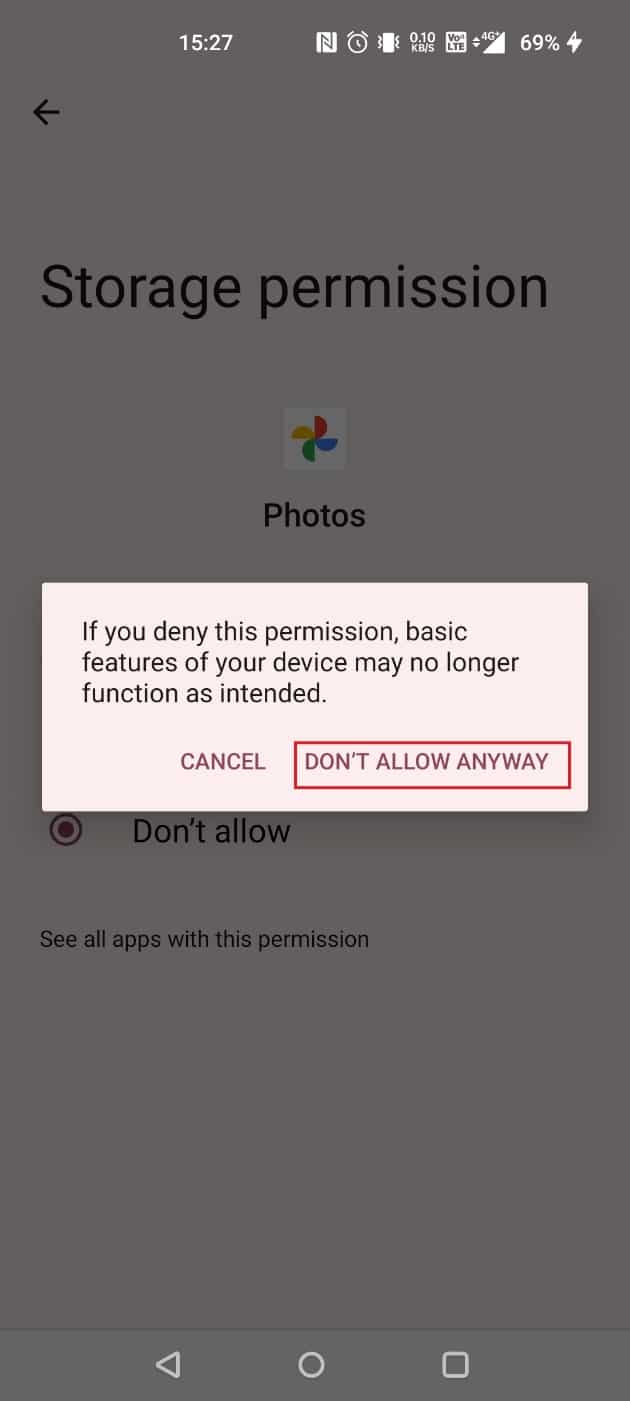 Ketuk JANGAN MENGIZINKAN LAGI | Cara Menghapus Gambar Google Auto Backup | hentikan Google Foto dari menyimpan foto