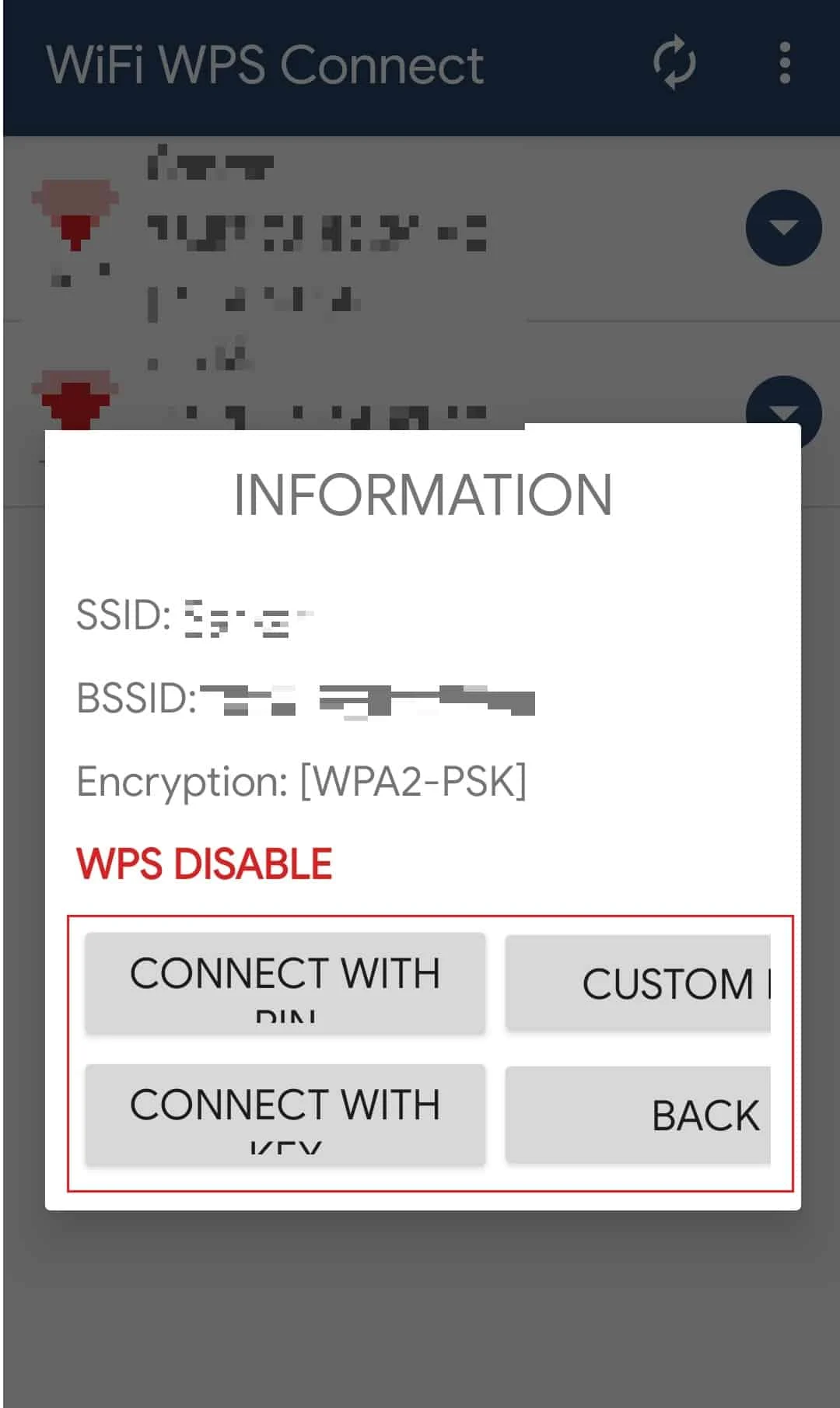 Conectați-vă cu PIN sau Conectați-vă cu cheie. Cum să piratați parola WiFi