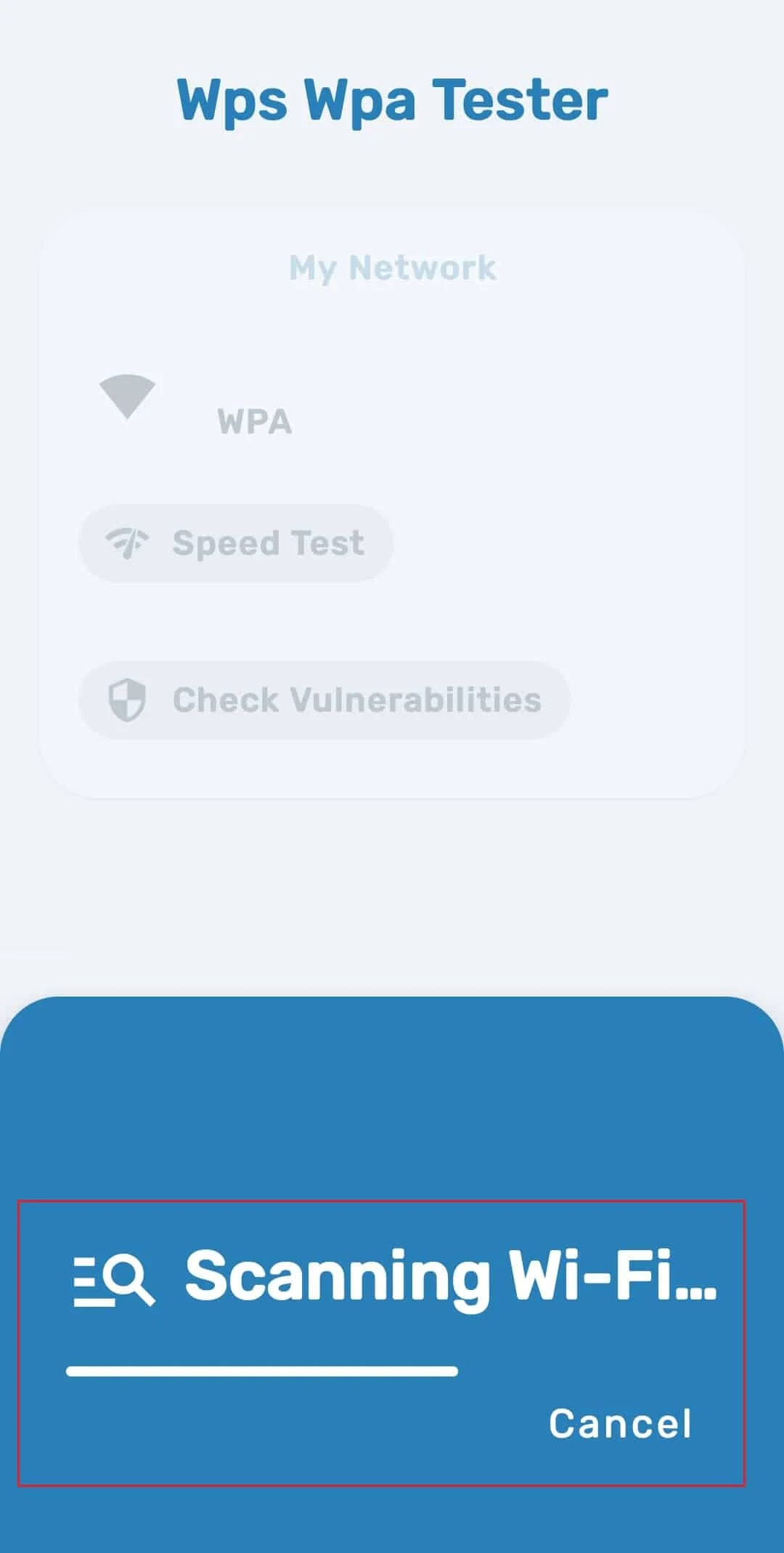 scansione reti WiFi WPS WPA Tester app Android