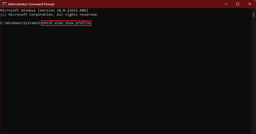 netsh wlan show profile command. Cum să piratați parola WiFi