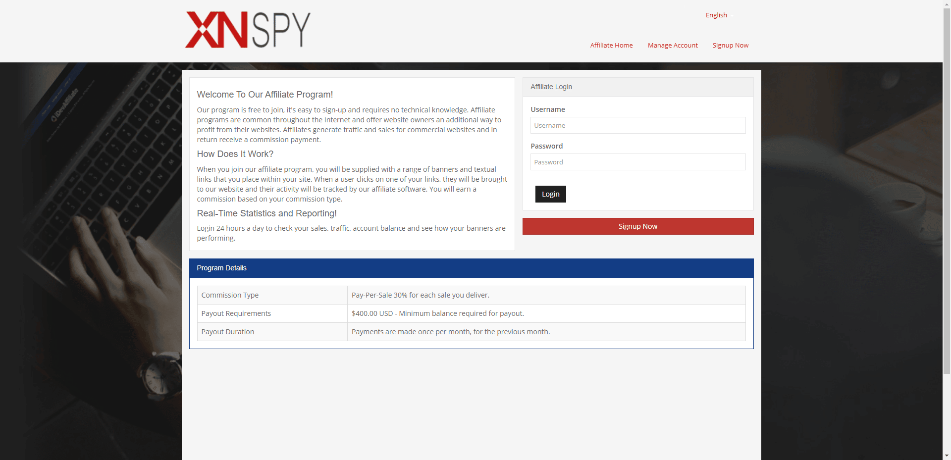 XNSPY resmi web sitesi