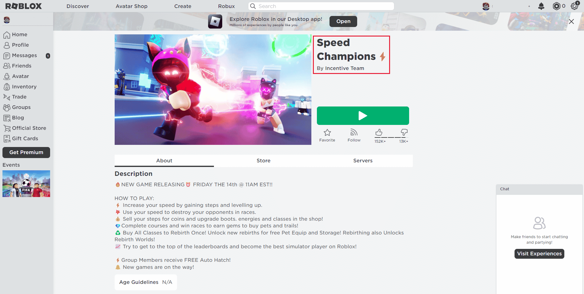 Jocul Speed ​​Champions Roblox